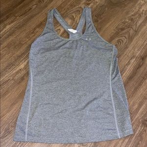Gray Under Armour workout tank top